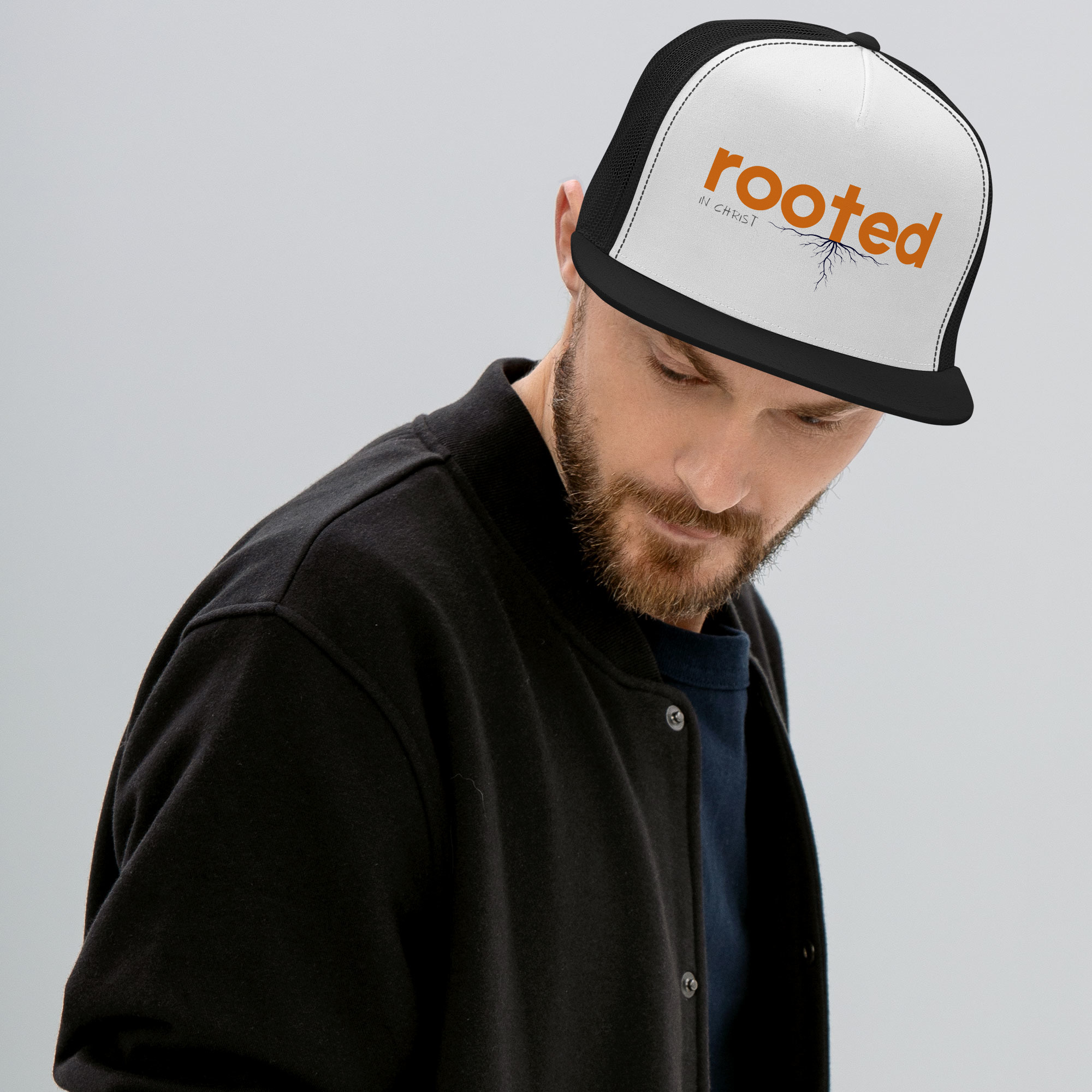#-04-rooted-Trucker Cap – Bild 2