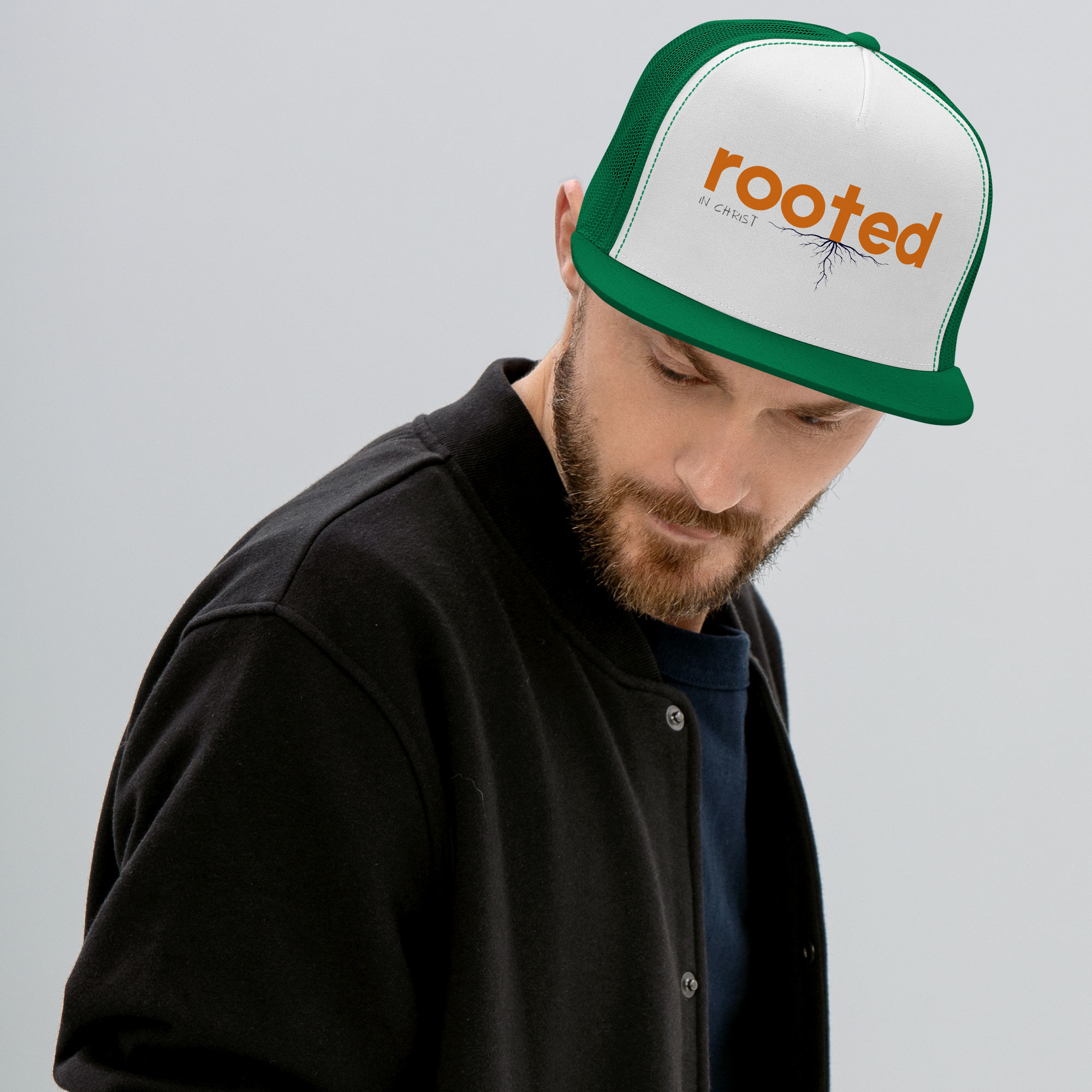 #-04-rooted-Trucker Cap – Bild 6