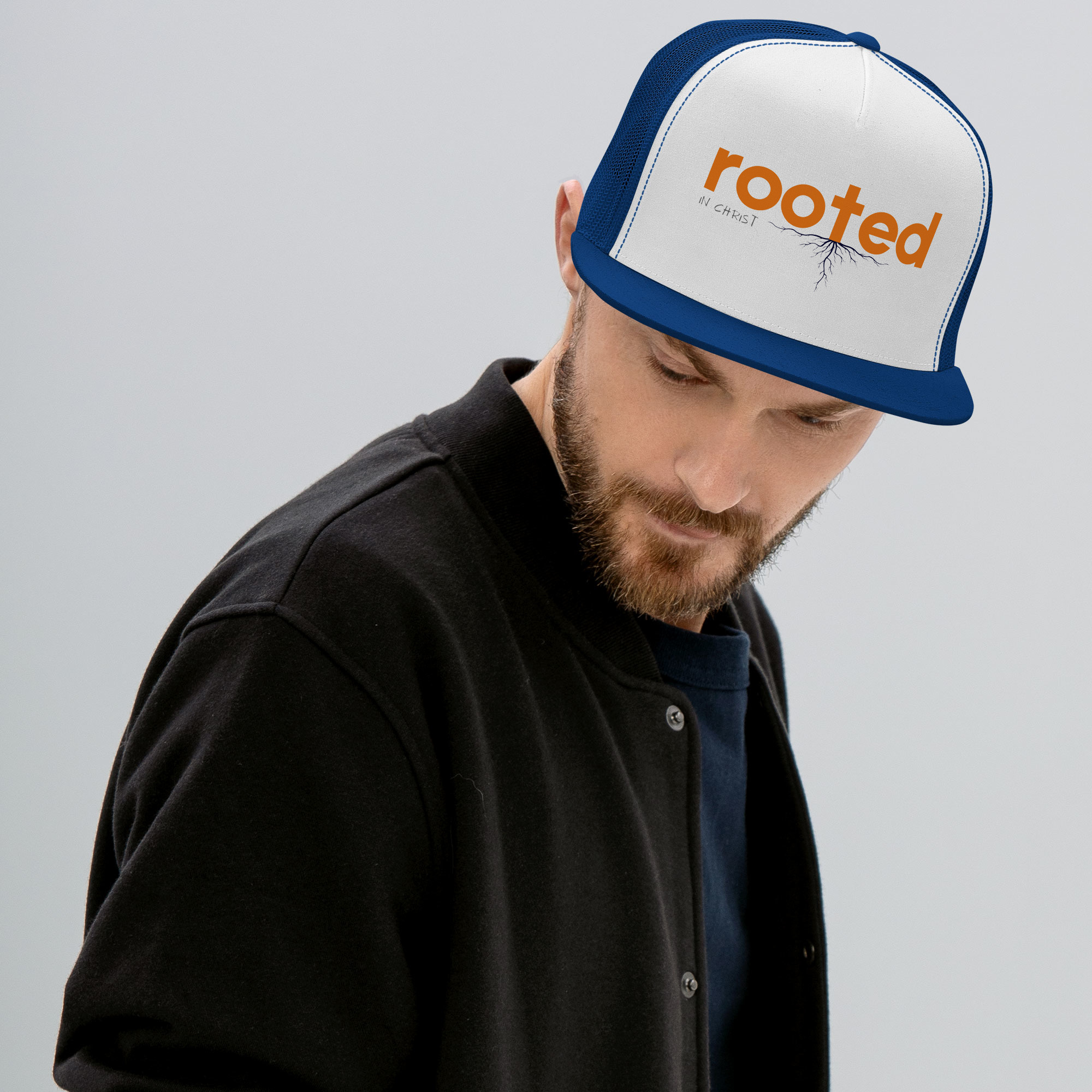 #-04-rooted-Trucker Cap – Bild 5