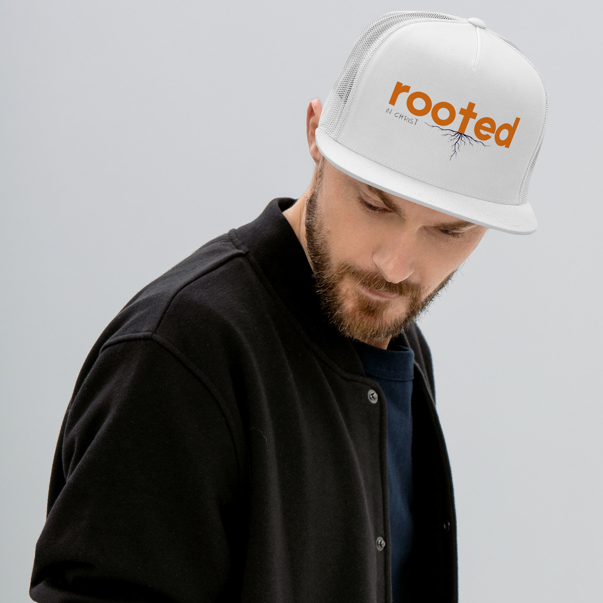 #-04-rooted-Trucker Cap – Bild 7