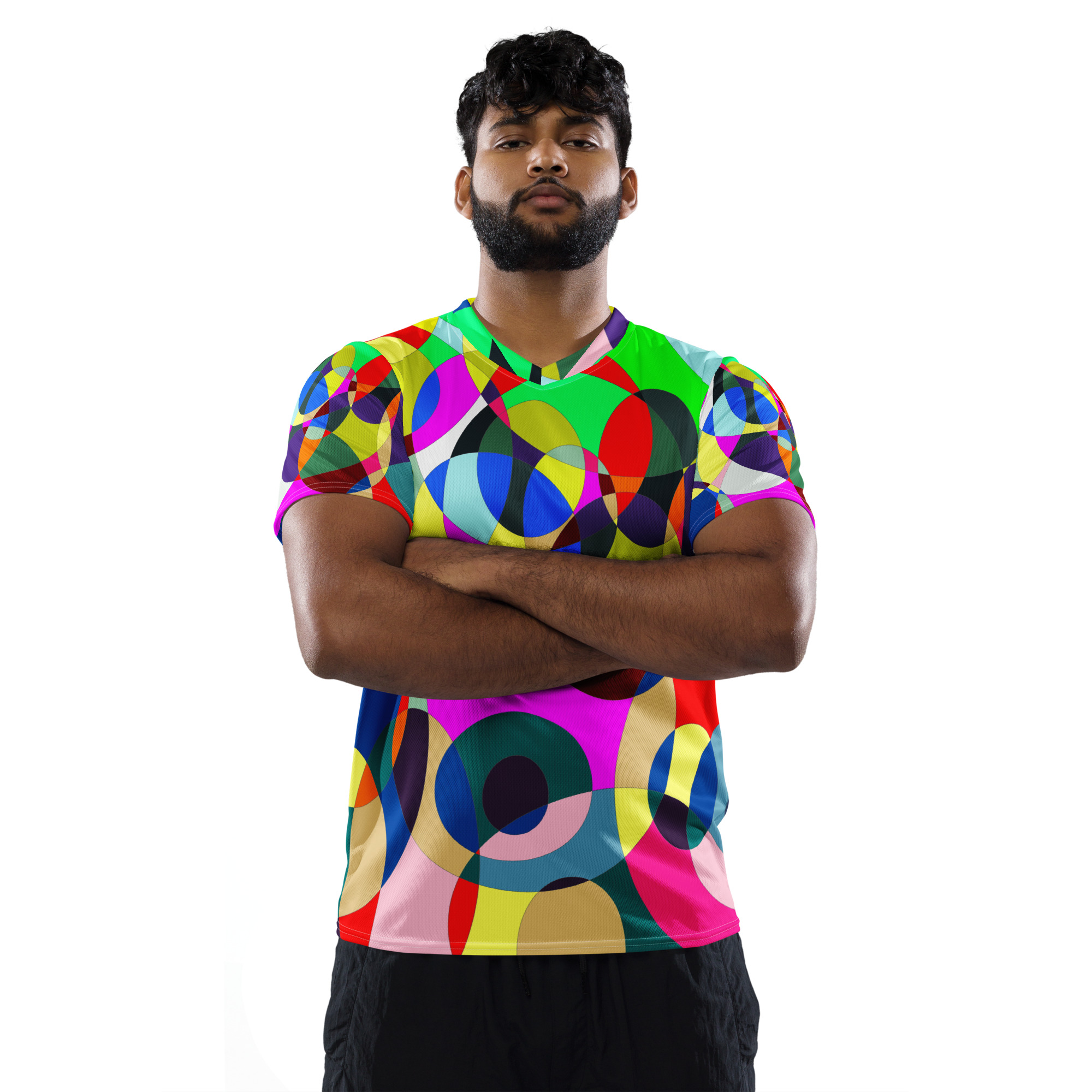 #-10-Chaos und Harmonie-Canvas-Recycled unisex sports jersey – Bild 15
