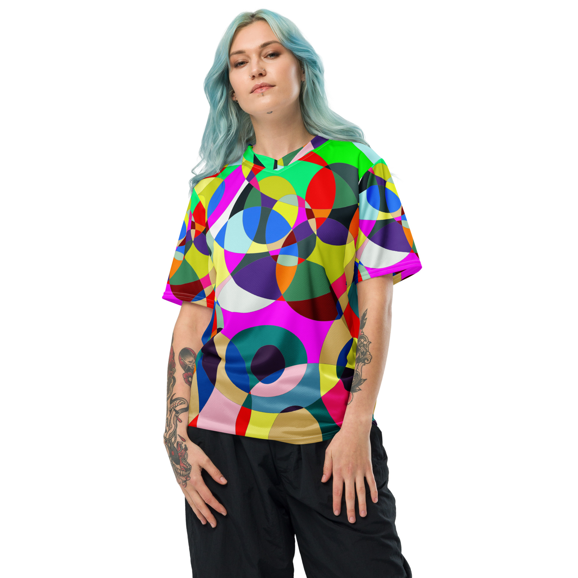 #-10-Chaos und Harmonie-Canvas-Recycled unisex sports jersey – Bild 9