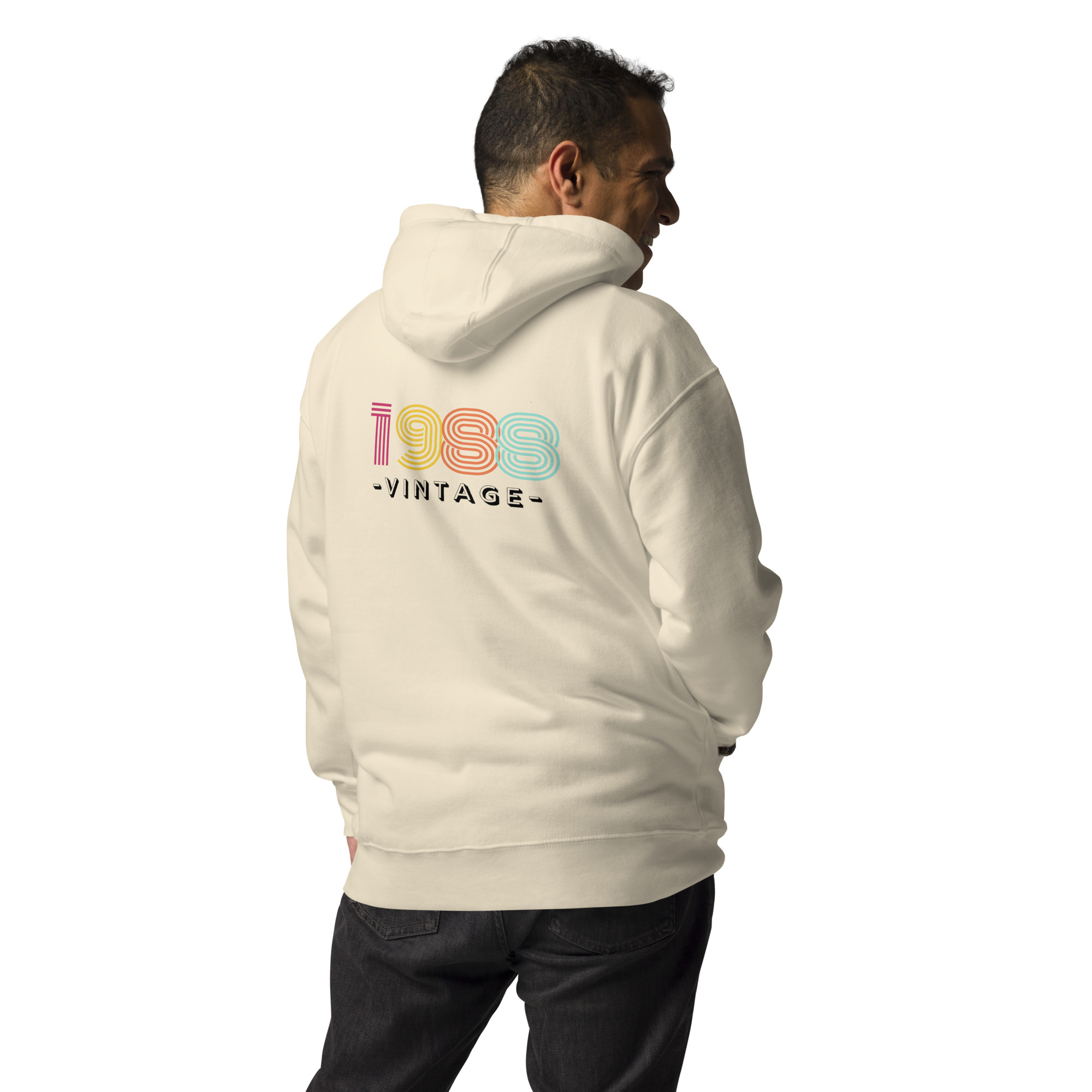 #-02-1988-vintage-Unisex Hoodie – Bild 4