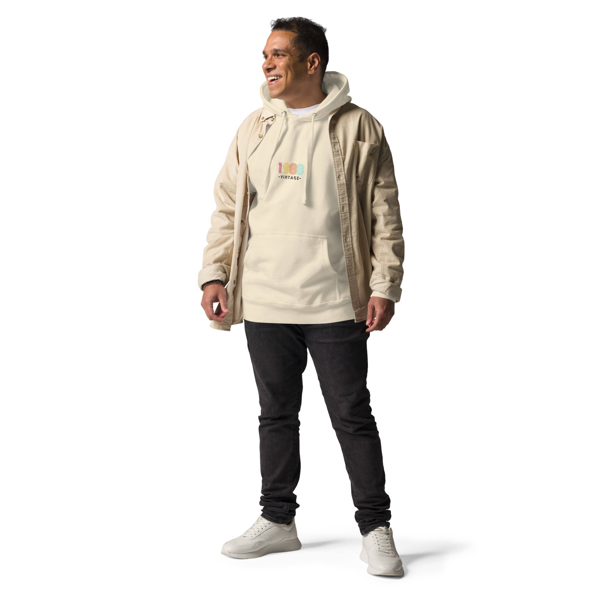 #-02-1988-vintage-Unisex Hoodie