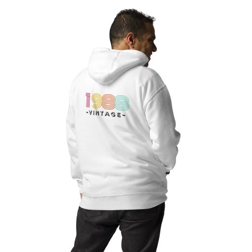#-02-1988-vintage-Unisex Hoodie – Bild 5