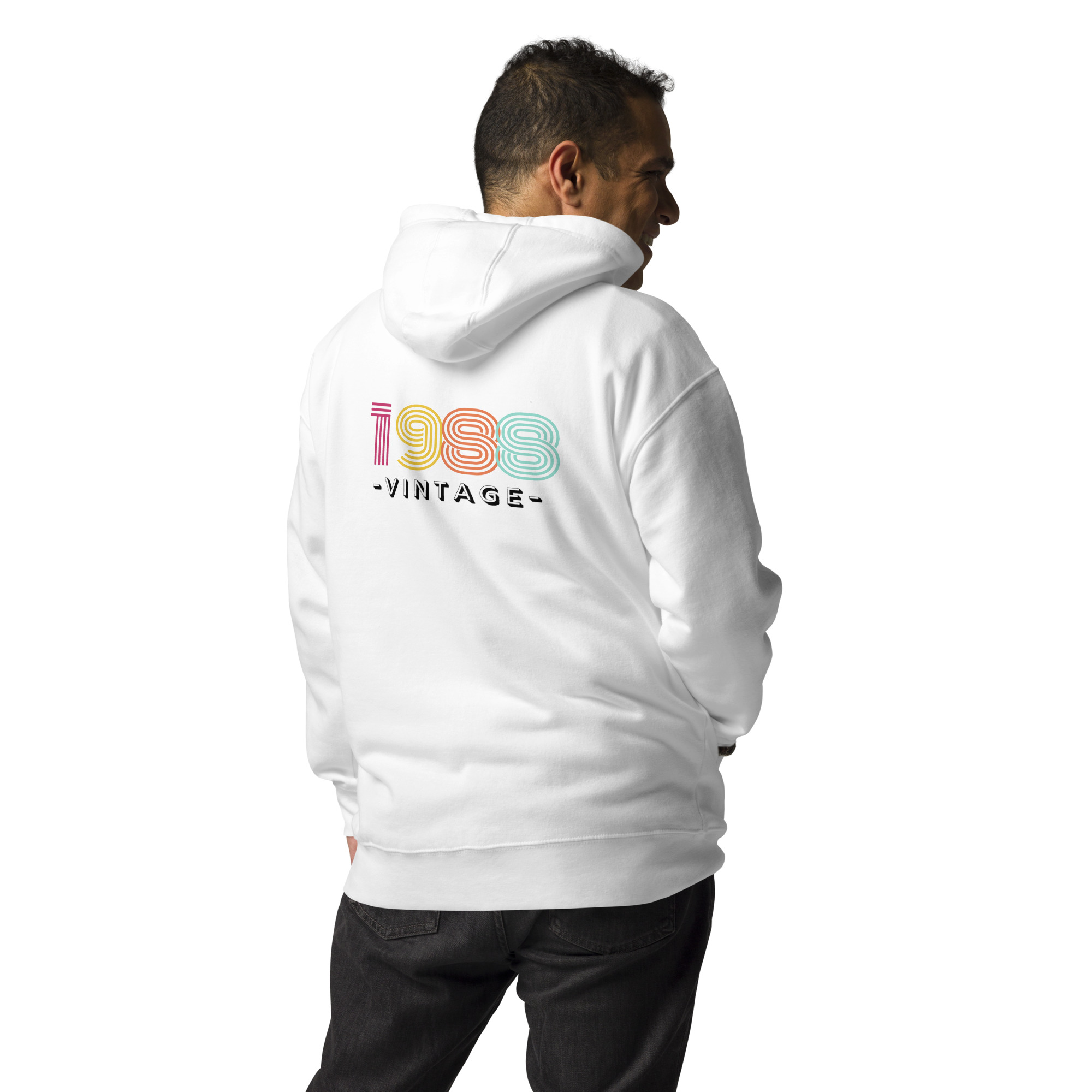 #-02-1988-vintage-Unisex Hoodie – Bild 5