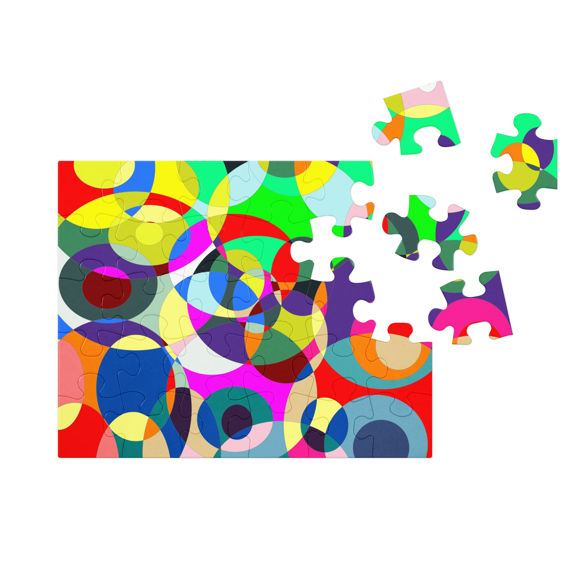 #-10-Chaos und Harmonie-Canvas-Jigsaw puzzle with tin – Bild 4