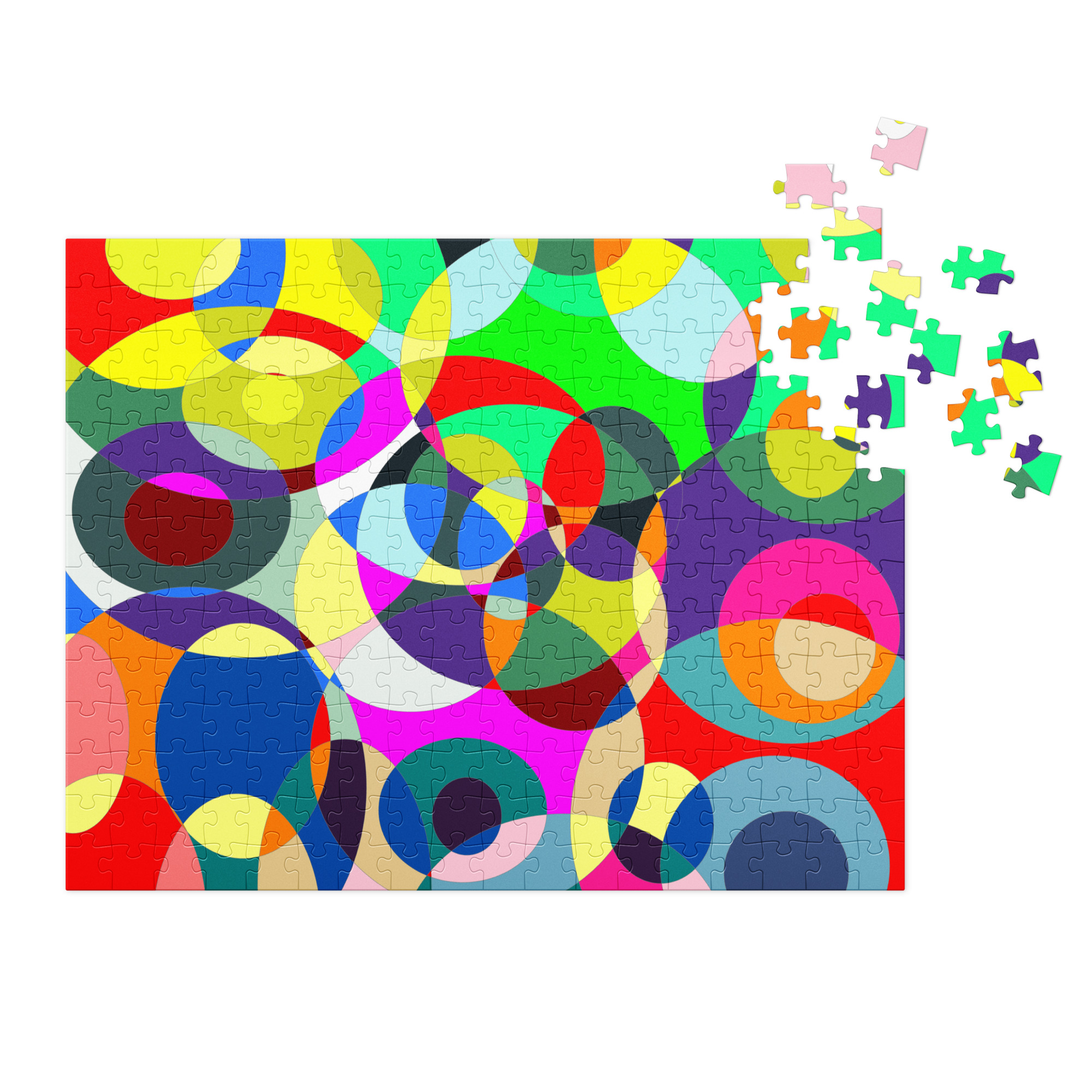#-10-Chaos und Harmonie-Canvas-Jigsaw puzzle with tin – Bild 3