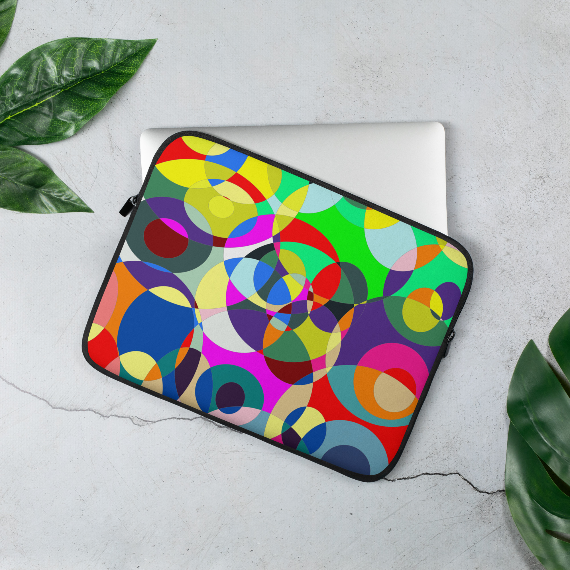 #-10-Chaos und Harmonie-Canvas-Laptop Sleeve – Bild 2