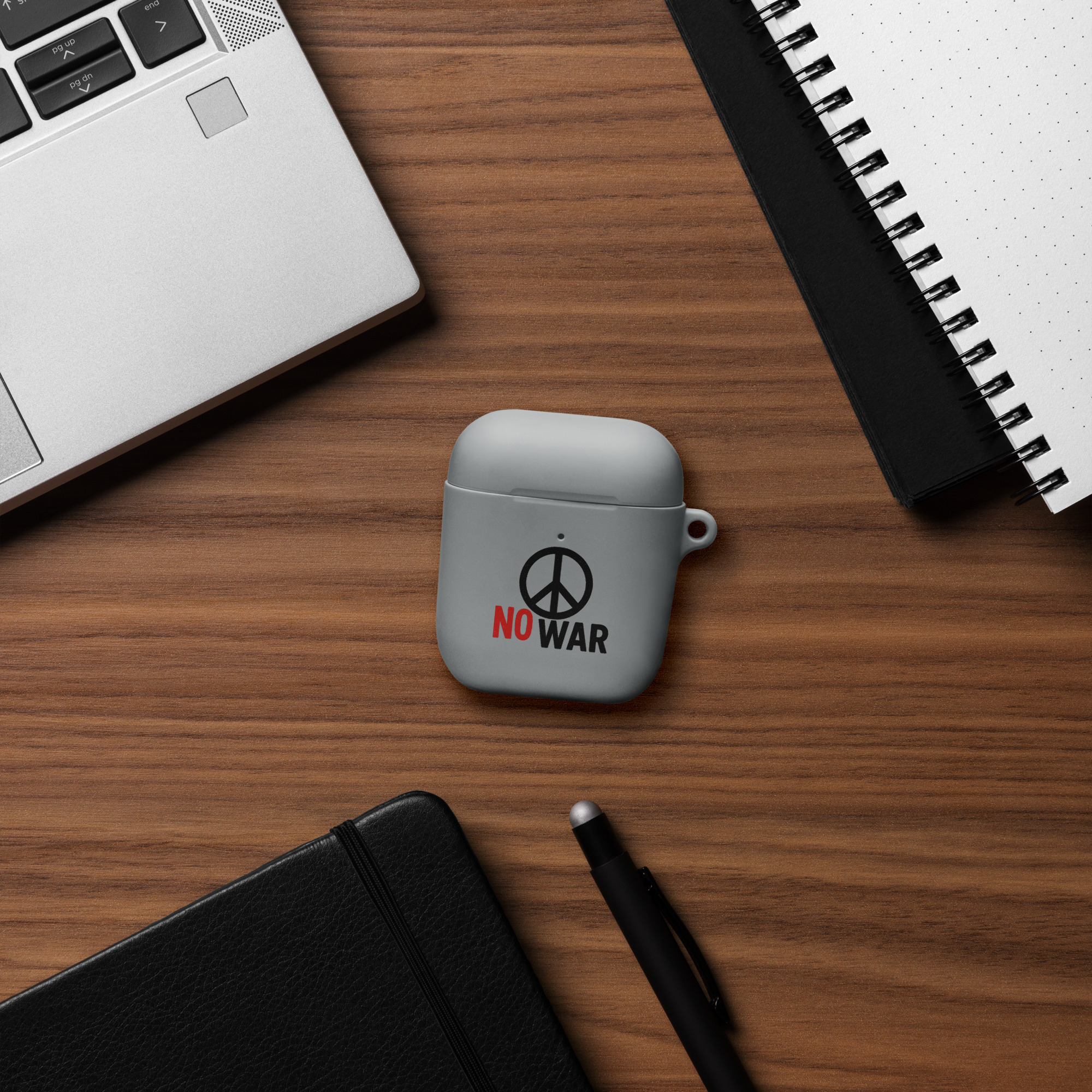 #-09-no-war-Rubber Case for AirPods® – Bild 5