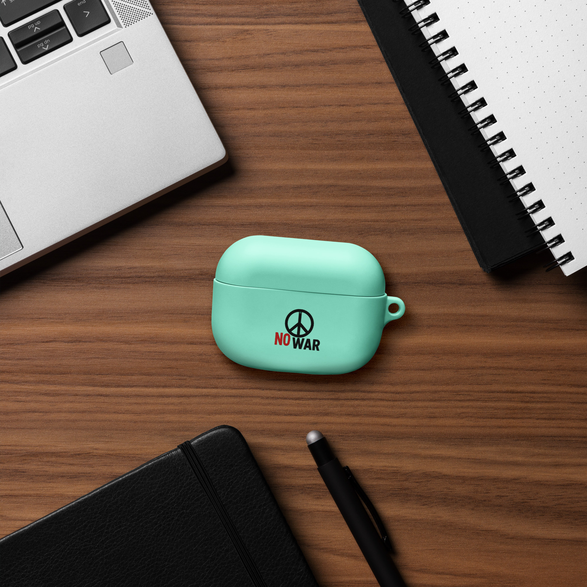 #-09-no-war-Rubber Case for AirPods® – Bild 12
