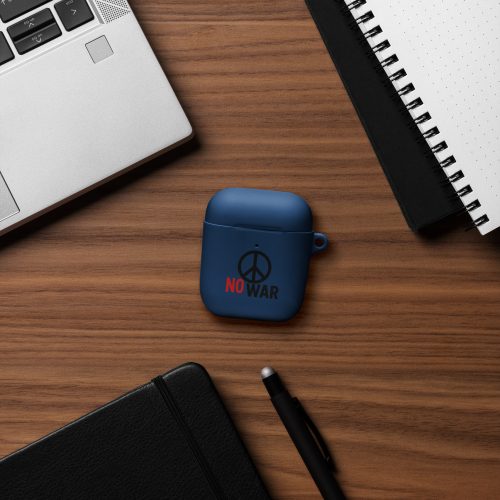#-09-no-war-Rubber Case for AirPods® – Bild 2