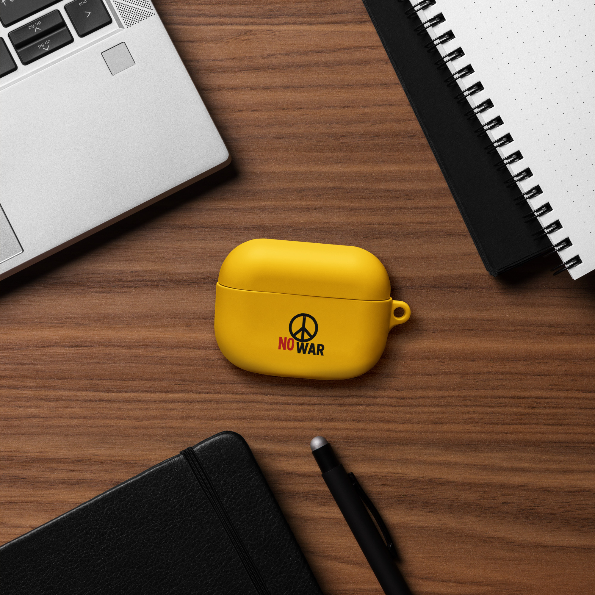 #-09-no-war-Rubber Case for AirPods® – Bild 8