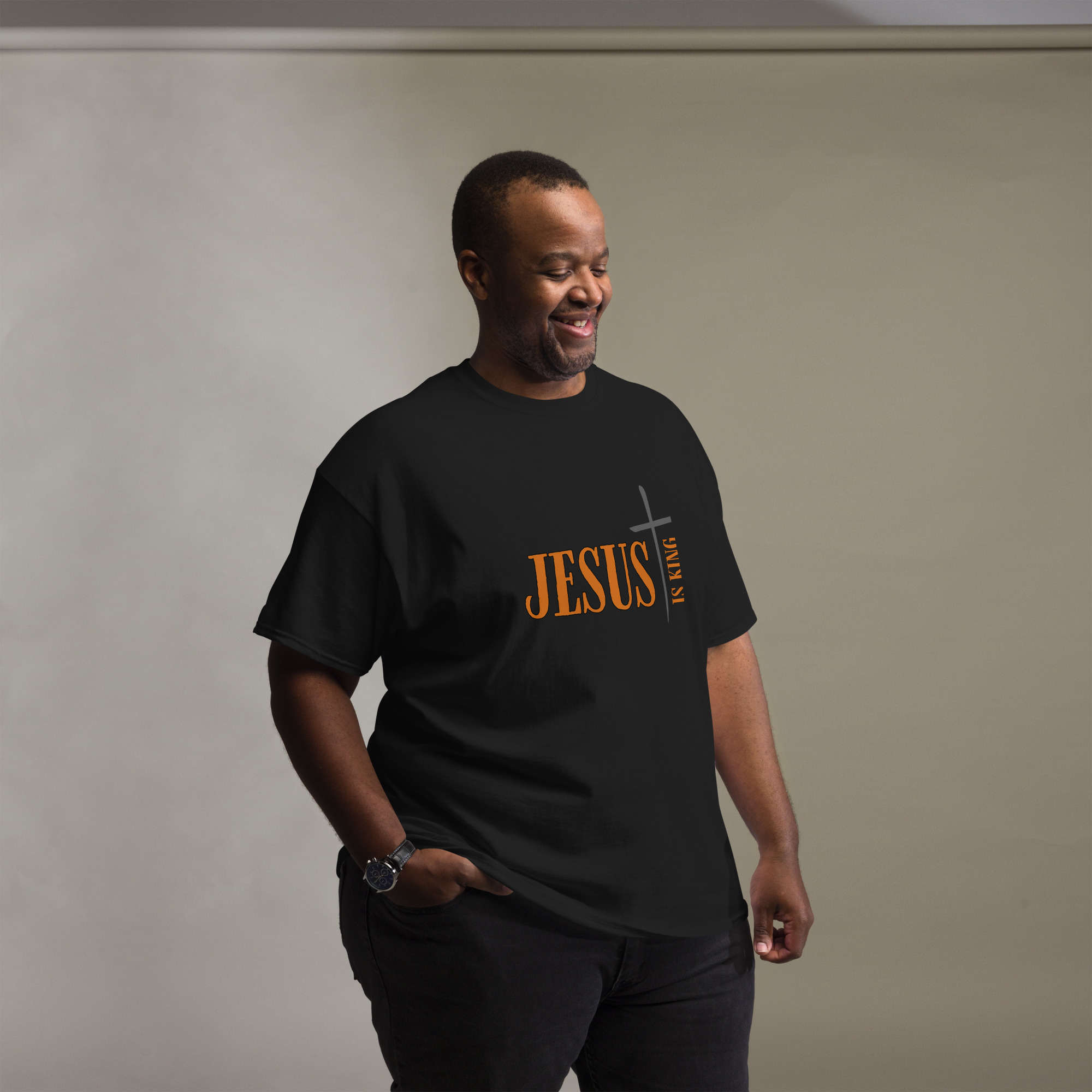 #-03-Jesus-is-King-Unisex classic tee