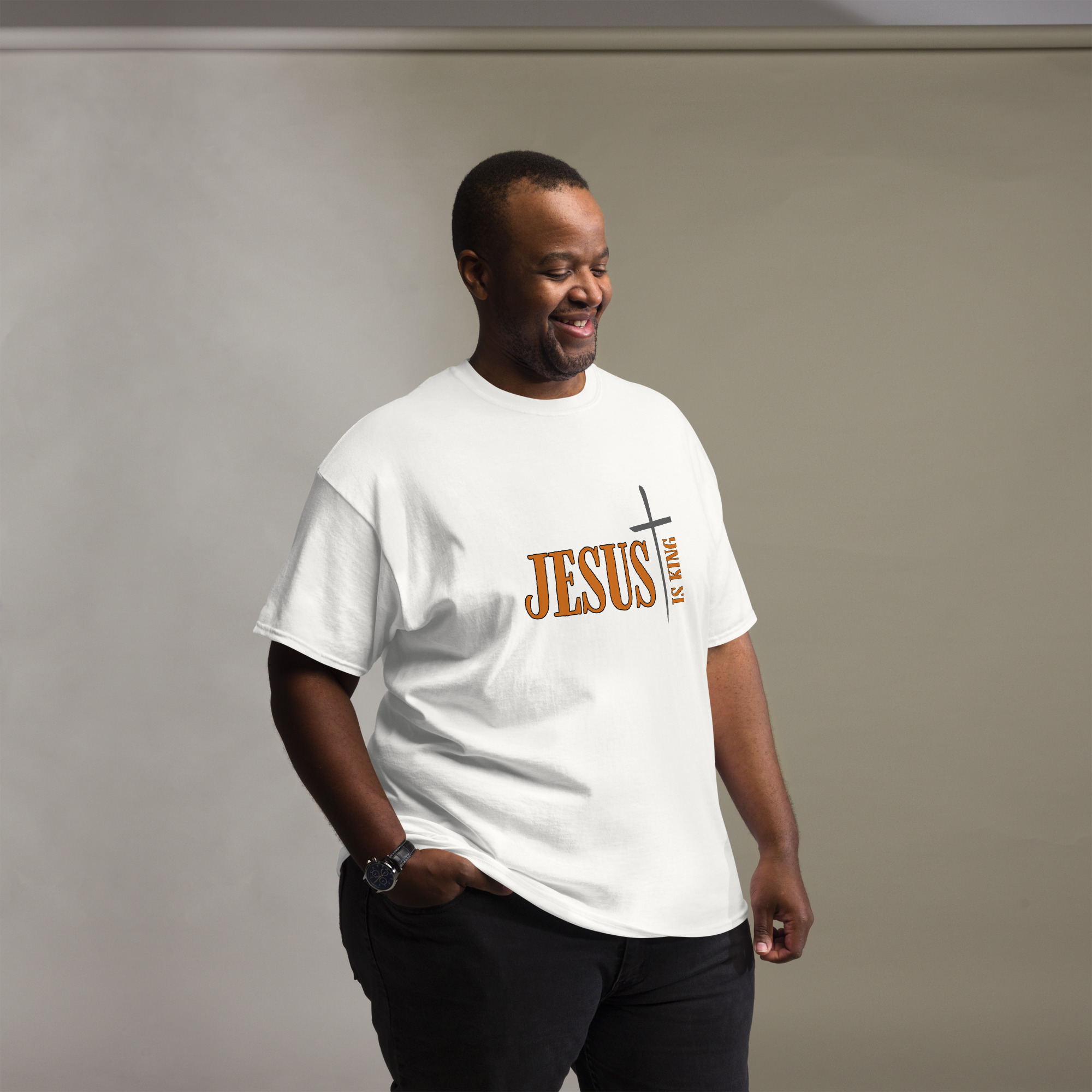 #-03-Jesus-is-King-Unisex classic tee – Bild 3