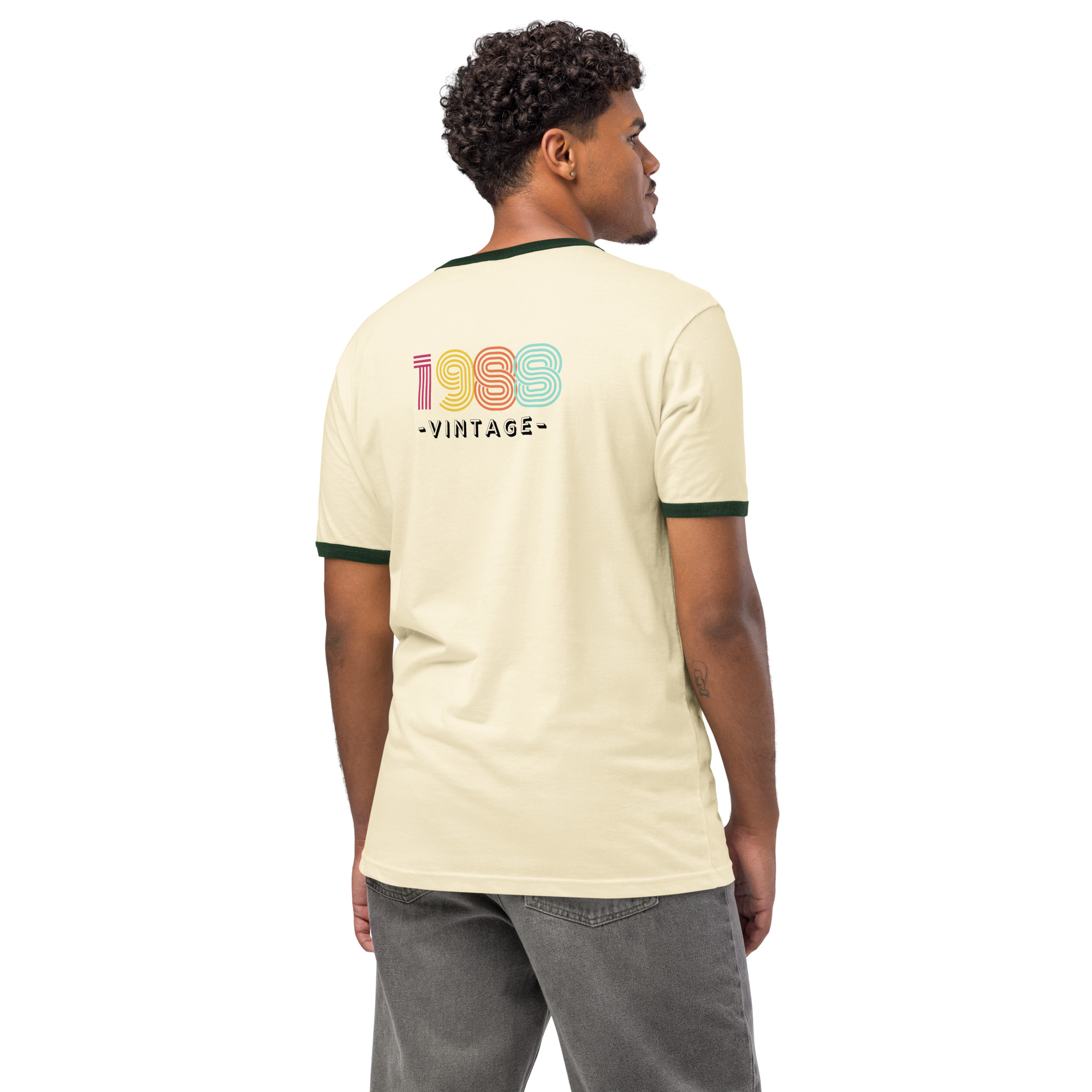 #-02-1988-vintage-Unisex ringer t-shirt – Bild 5