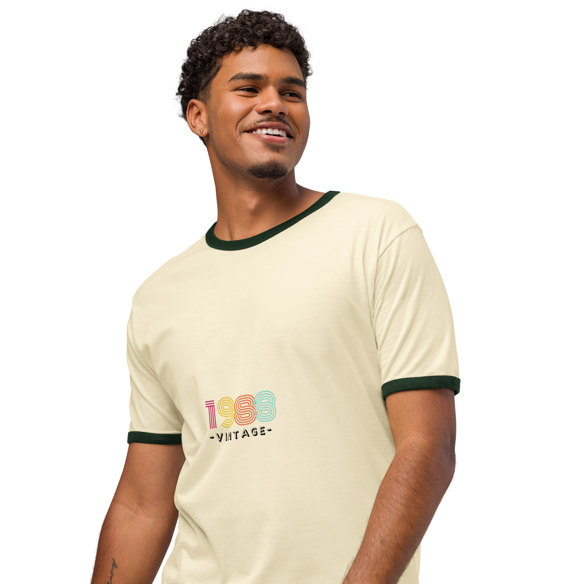 #-02-1988-vintage-Unisex ringer t-shirt – Bild 7