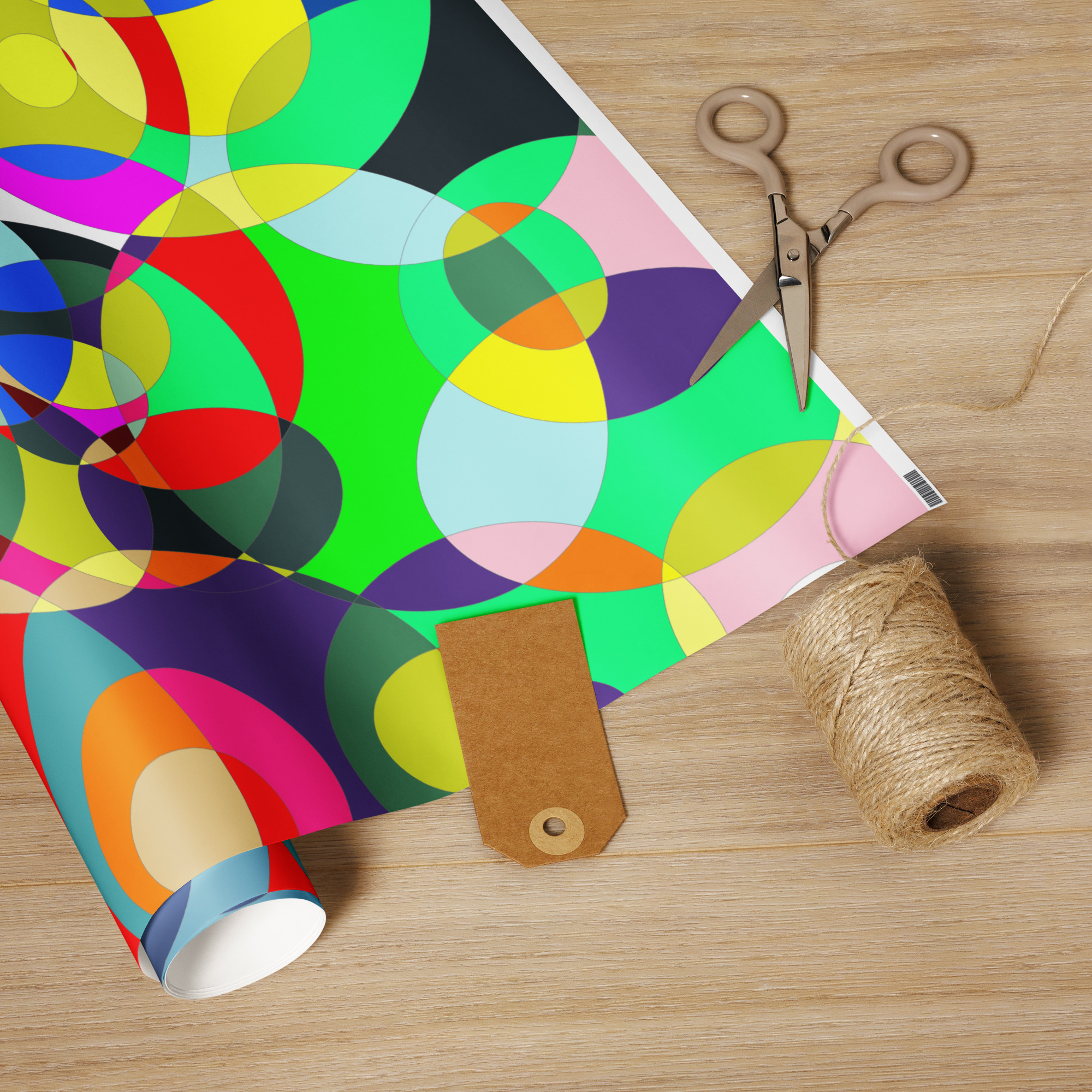 #-10-Chaos und Harmonie-Canvas-Wrapping paper roll