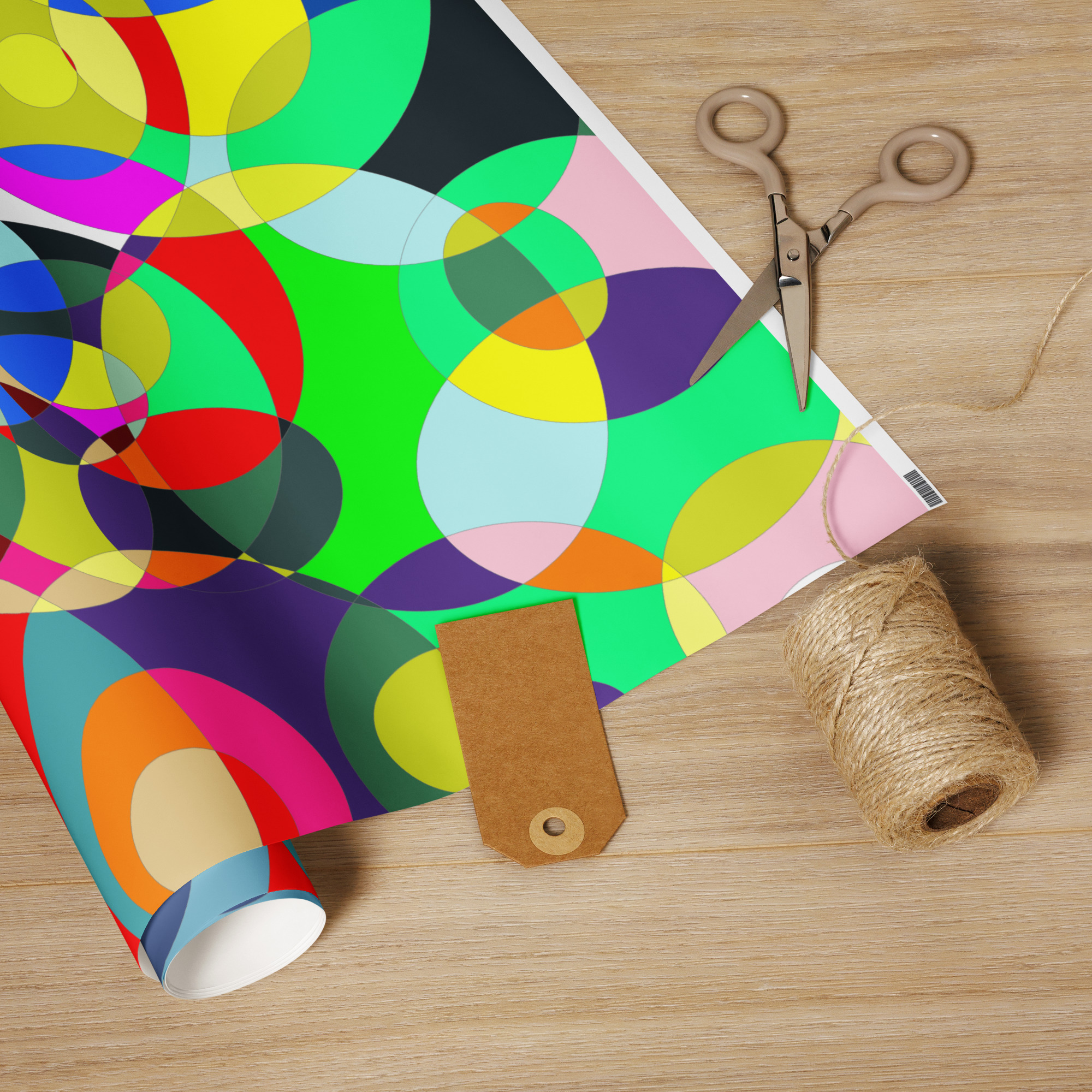 #-10-Chaos und Harmonie-Canvas-Wrapping paper roll – Bild 6