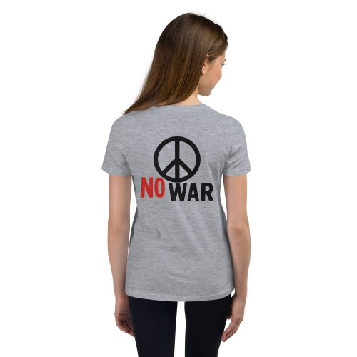 #-09-no-war-Youth Short Sleeve T-Shirt – Bild 16