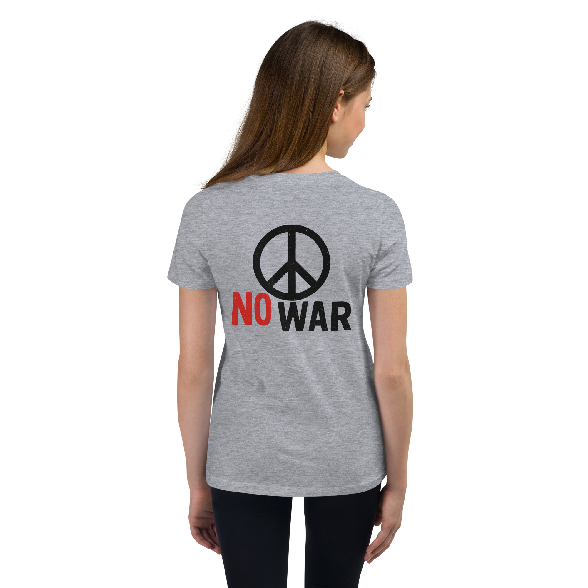 #-09-no-war-Youth Short Sleeve T-Shirt – Bild 16