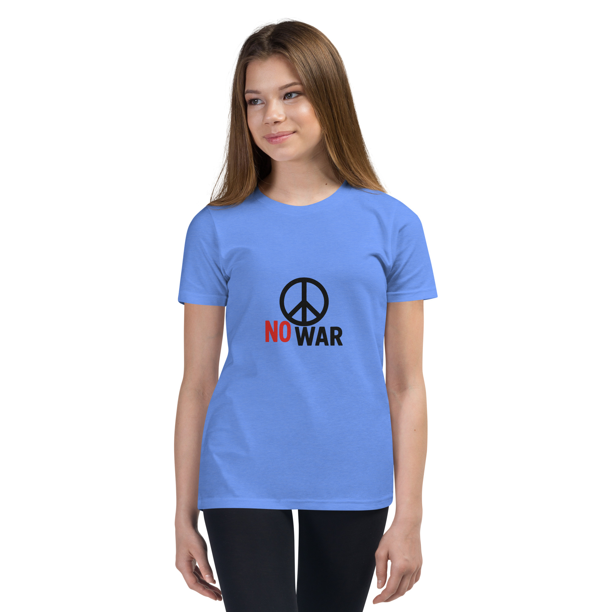 #-09-no-war-Youth Short Sleeve T-Shirt – Bild 13