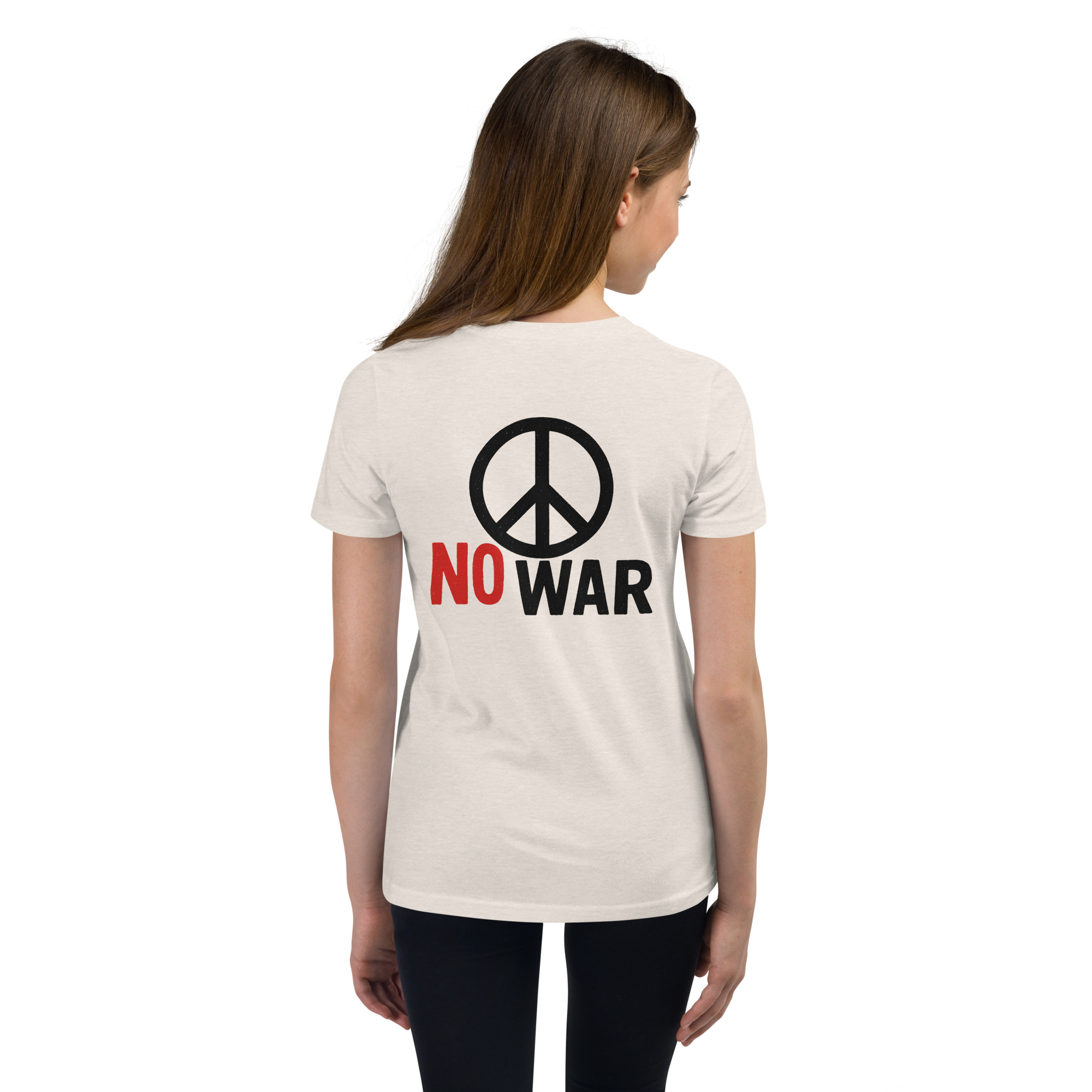 #-09-no-war-Youth Short Sleeve T-Shirt – Bild 22