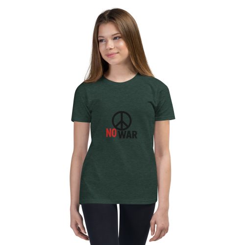 #-09-no-war-Youth Short Sleeve T-Shirt – Bild 9
