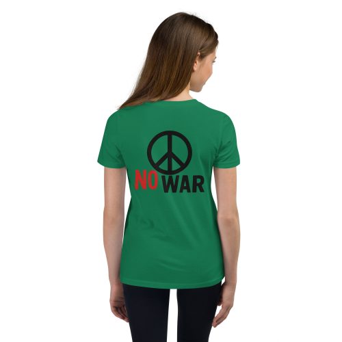 #-09-no-war-Youth Short Sleeve T-Shirt – Bild 12
