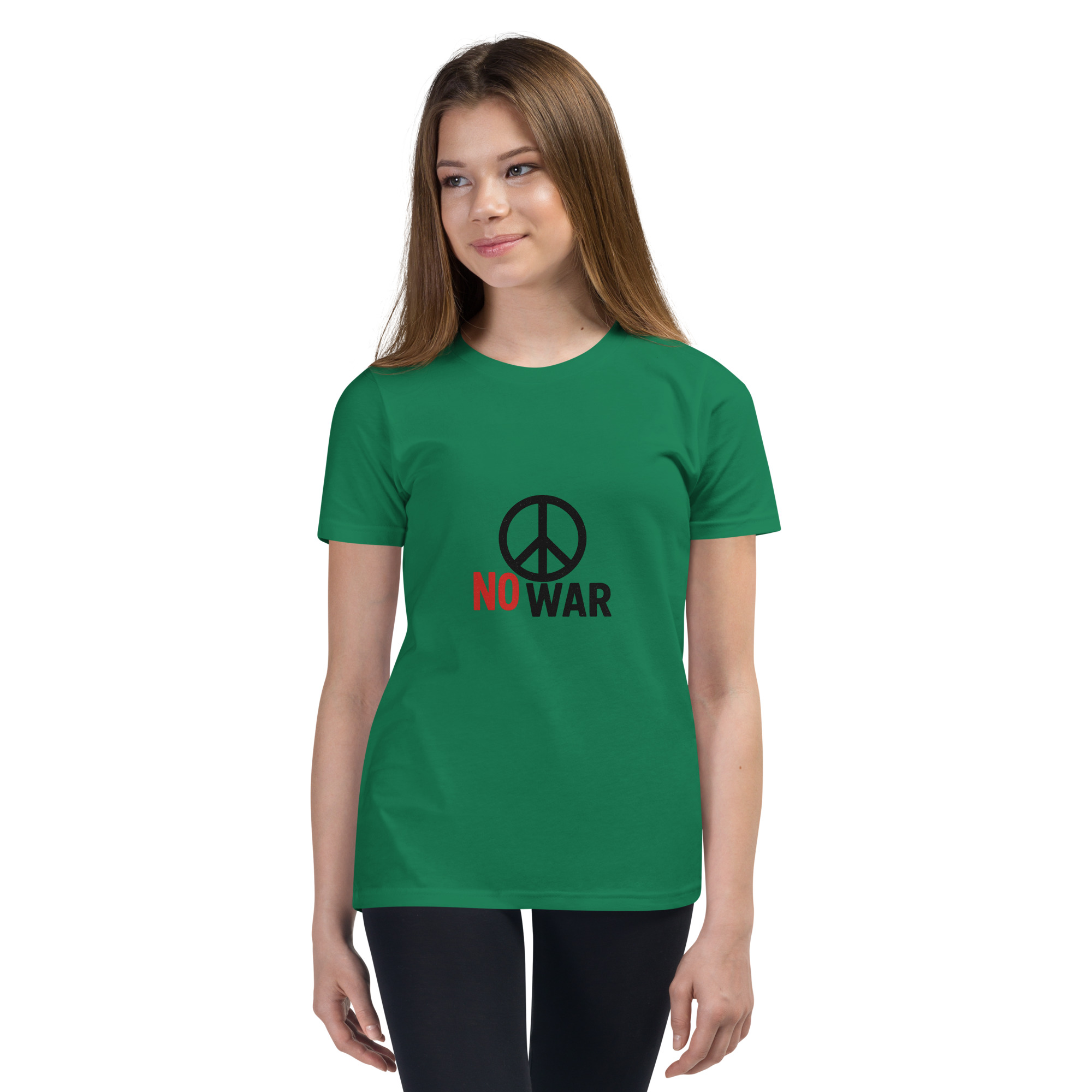#-09-no-war-Youth Short Sleeve T-Shirt – Bild 11