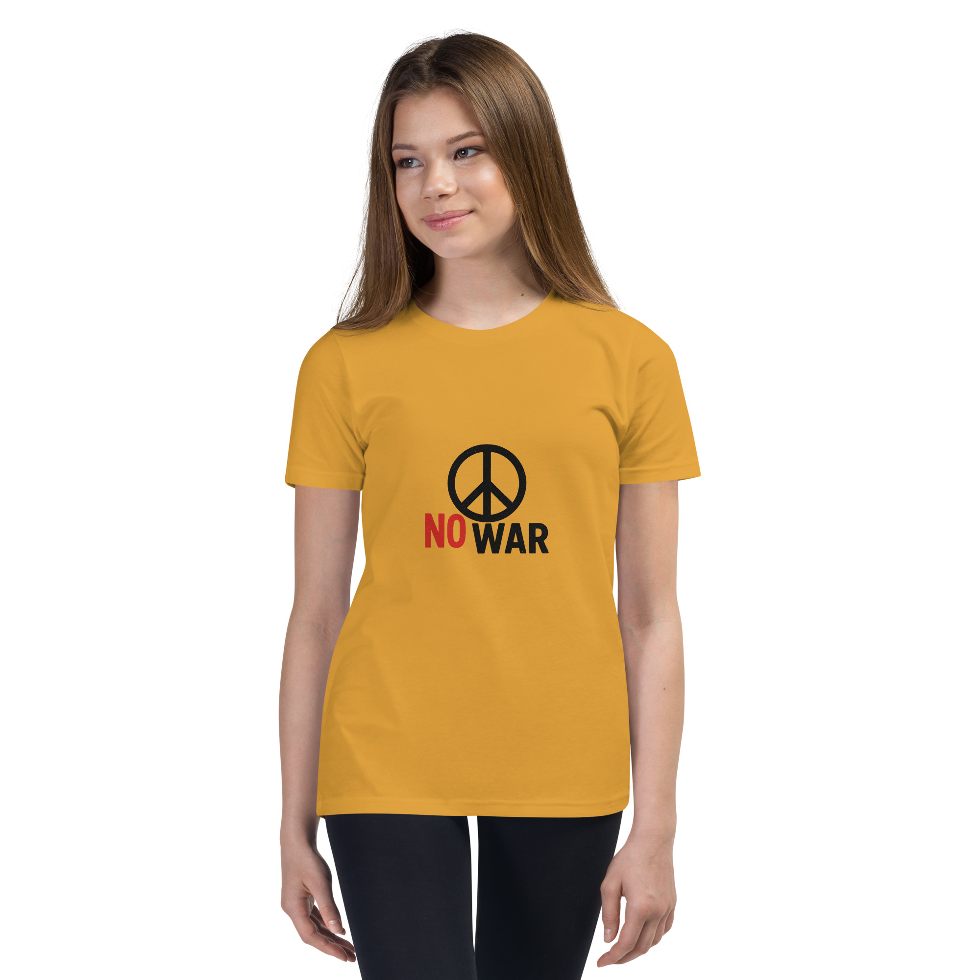 #-09-no-war-Youth Short Sleeve T-Shirt – Bild 17