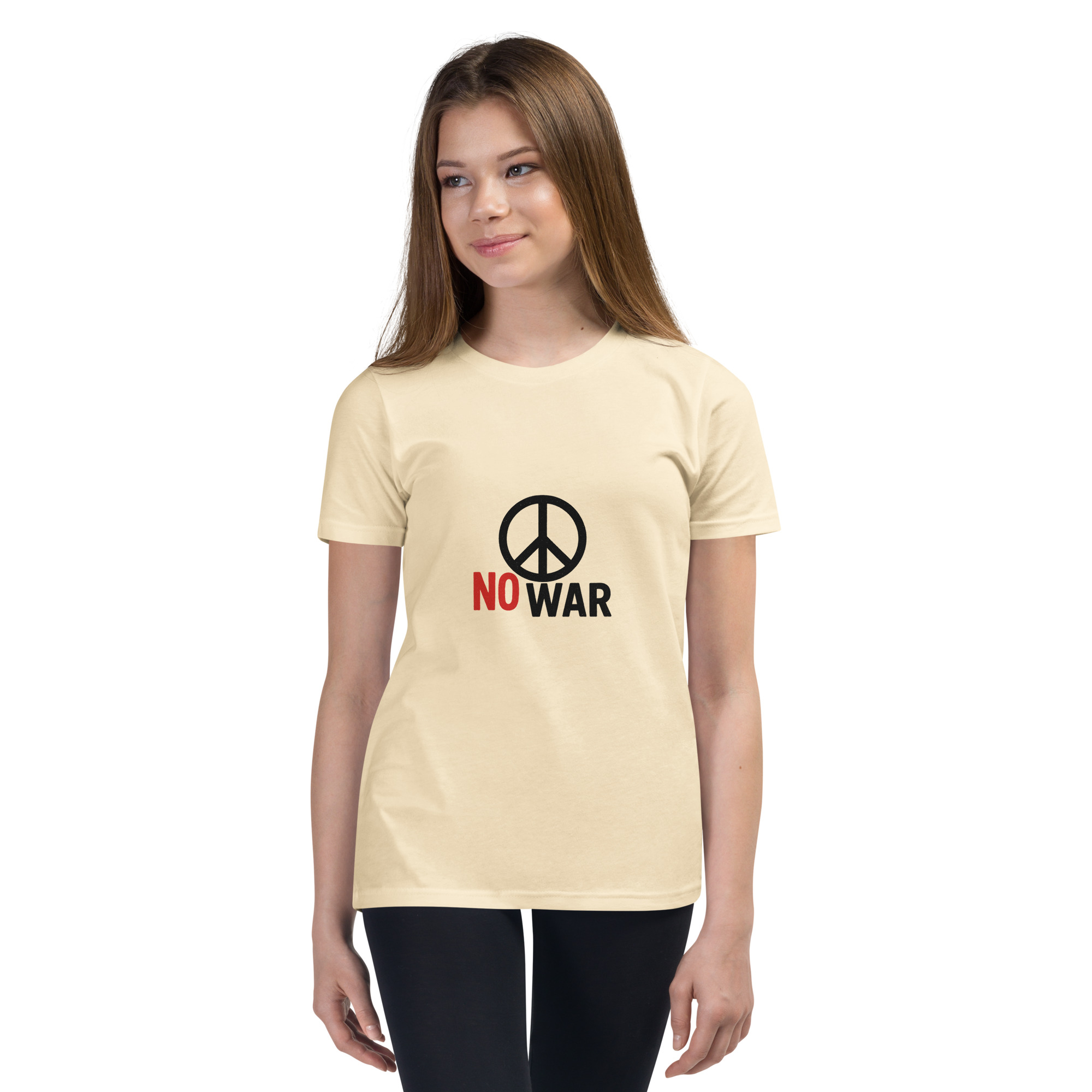 #-09-no-war-Youth Short Sleeve T-Shirt – Bild 23