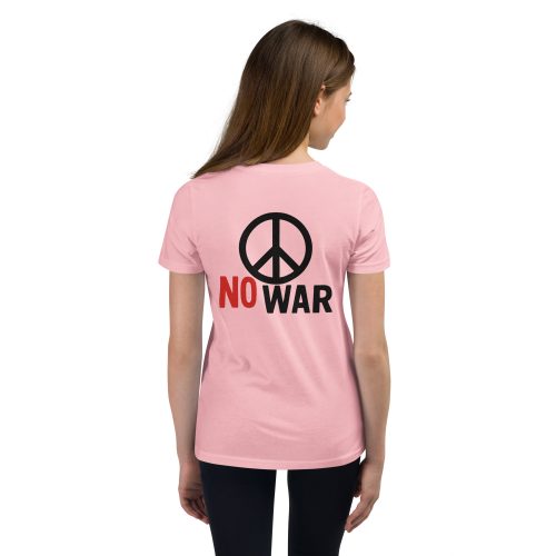 #-09-no-war-Youth Short Sleeve T-Shirt – Bild 20