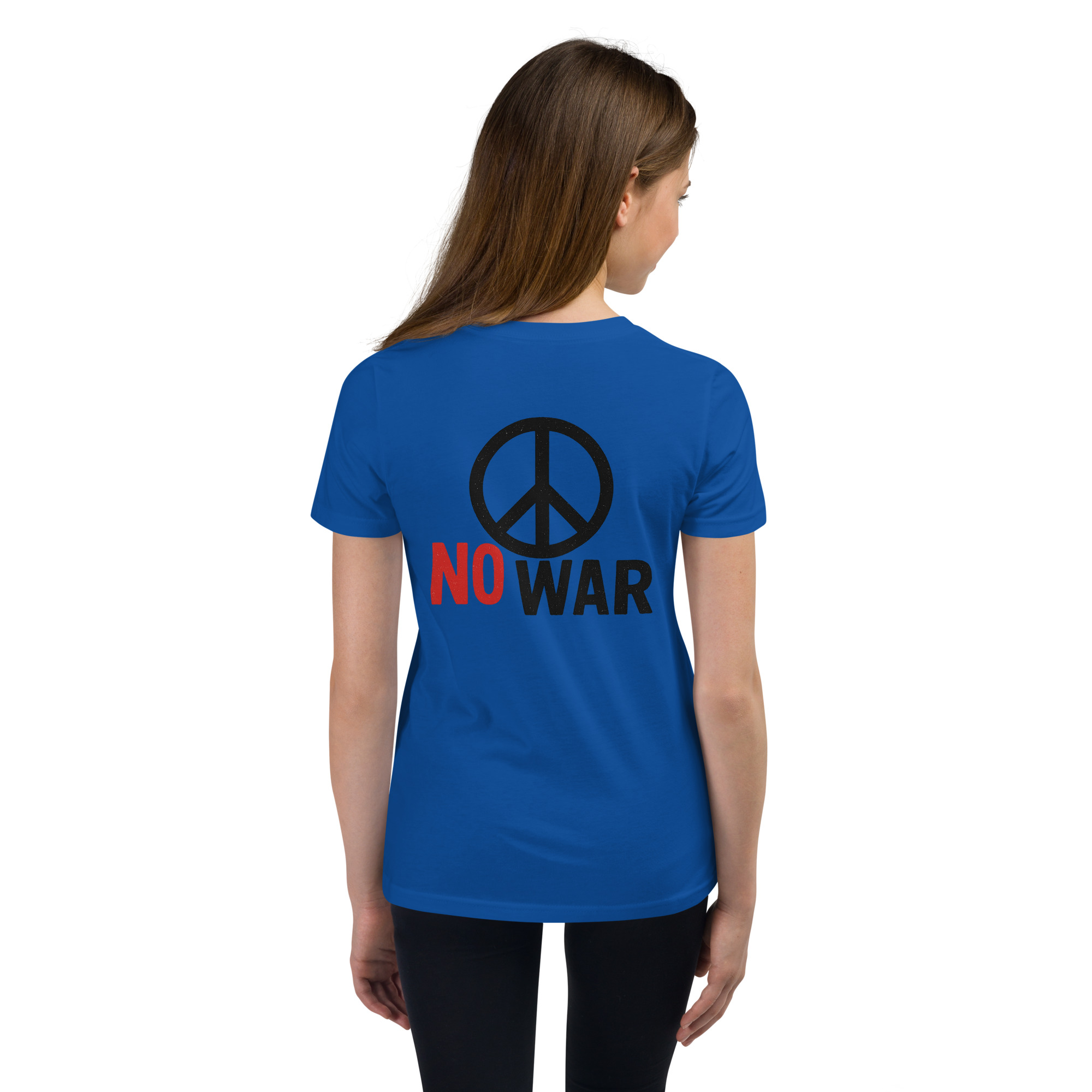 #-09-no-war-Youth Short Sleeve T-Shirt – Bild 6