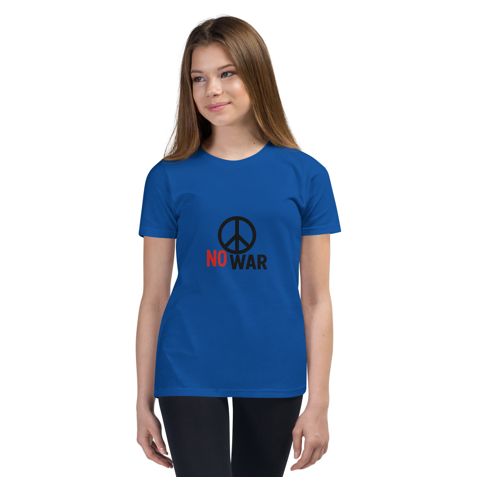 #-09-no-war-Youth Short Sleeve T-Shirt – Bild 5