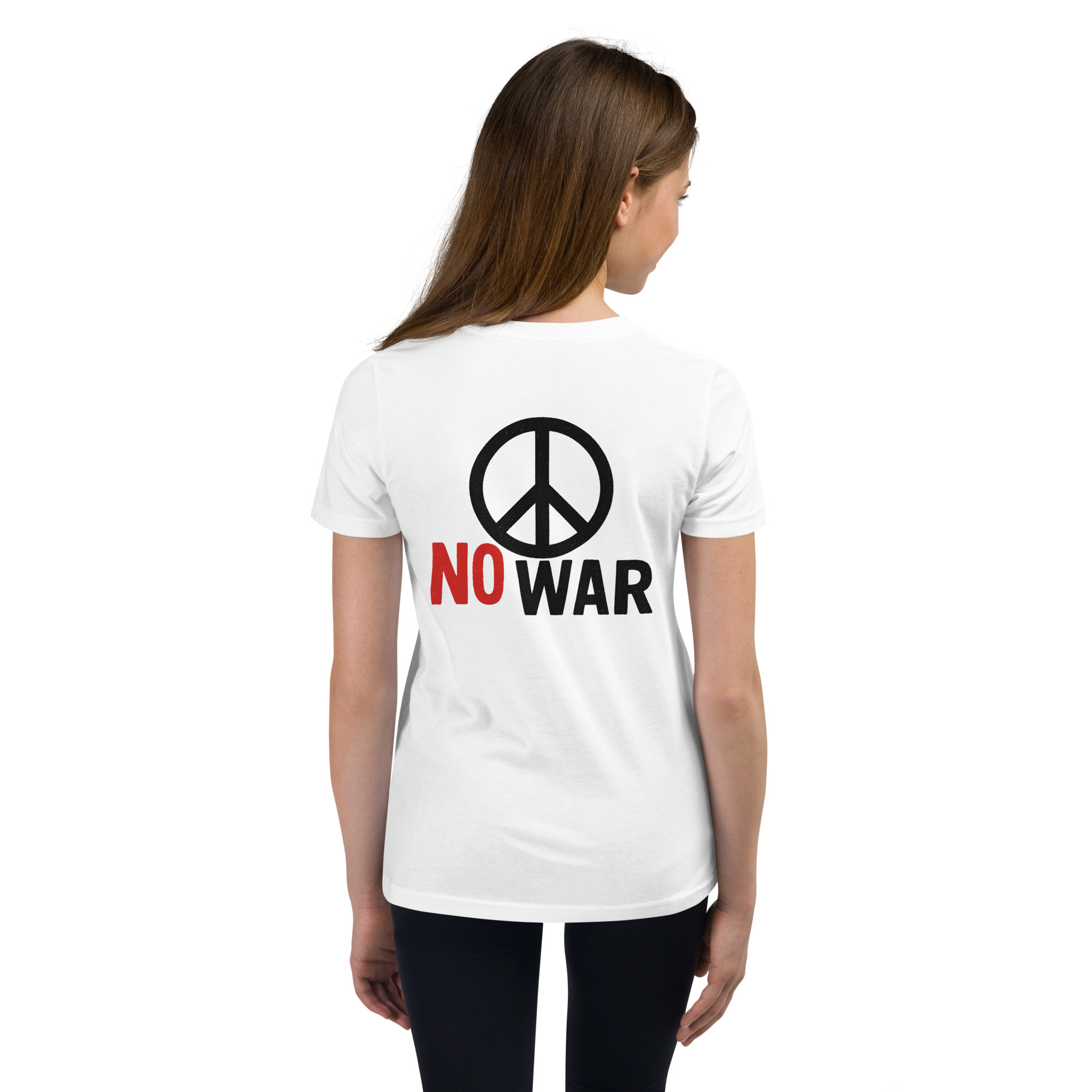 #-09-no-war-Youth Short Sleeve T-Shirt – Bild 26
