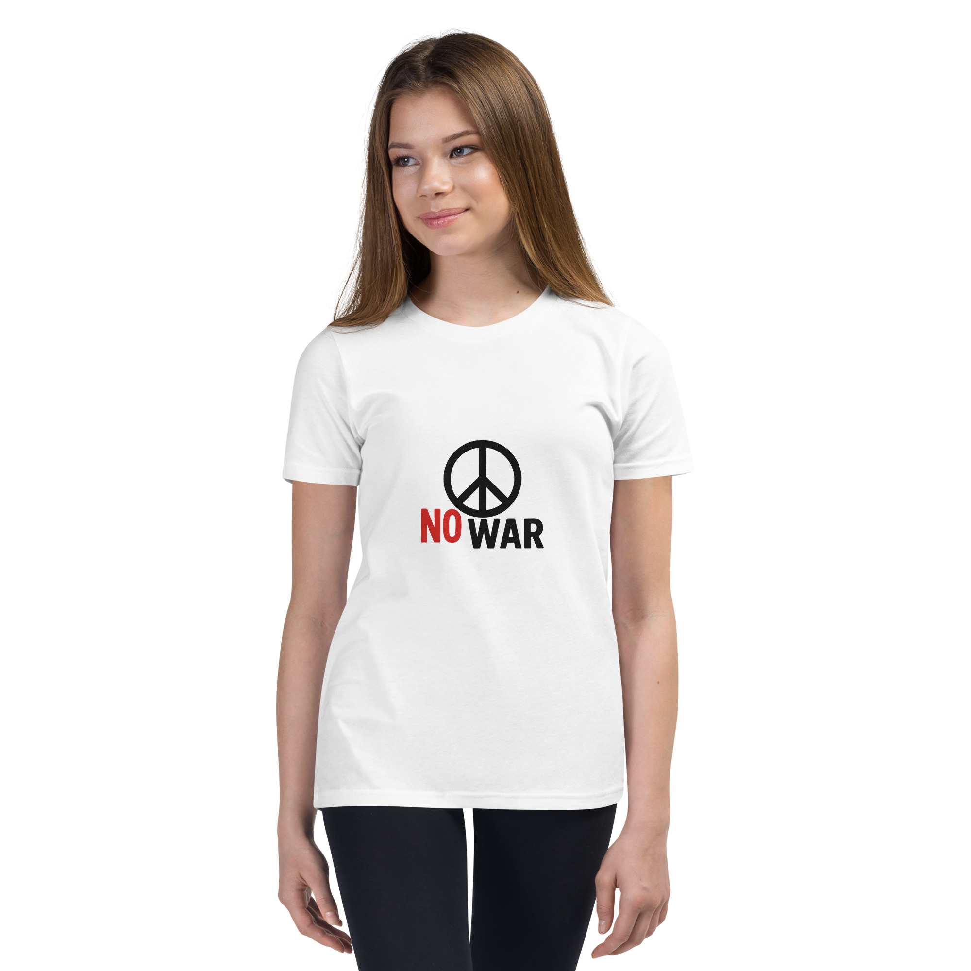 #-09-no-war-Youth Short Sleeve T-Shirt – Bild 25