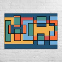 #008-a-Harmony of Shapes-Canvas