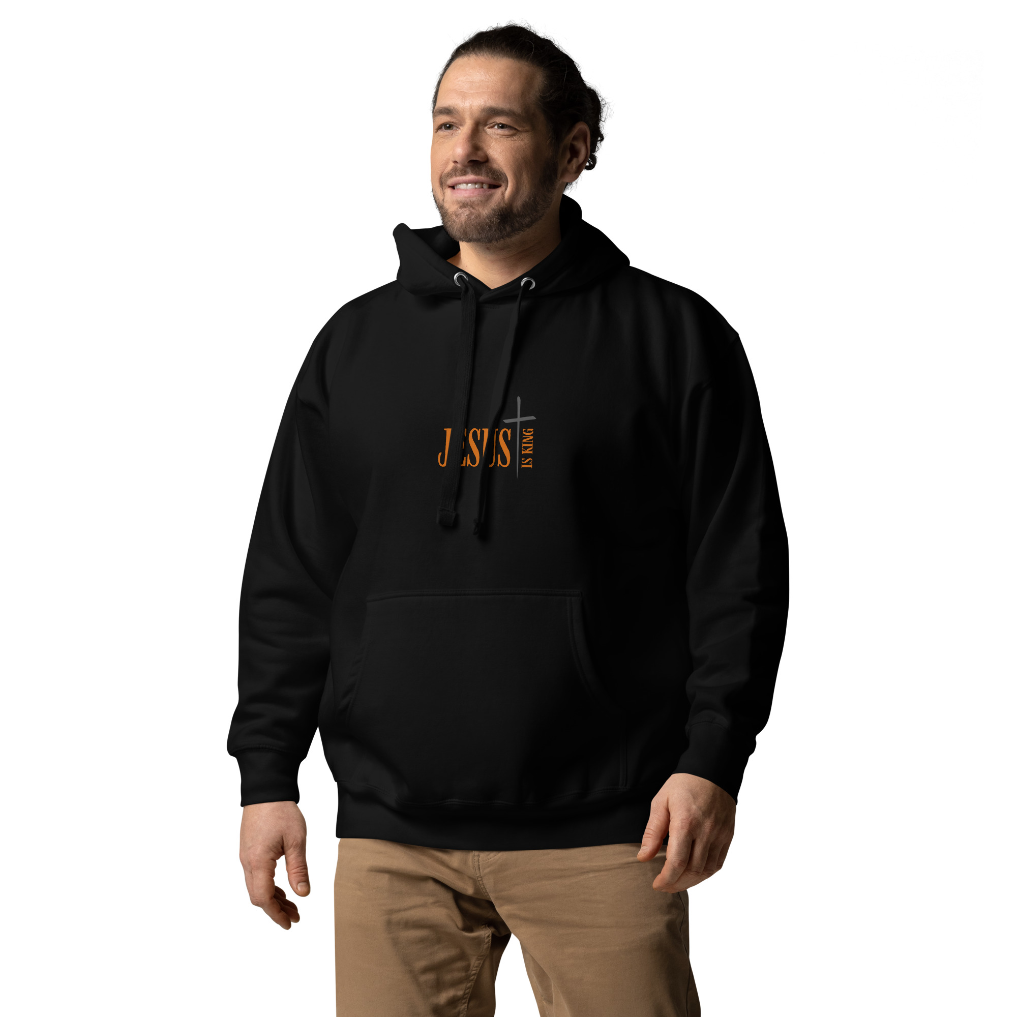 #102-a-Jesus-is-King-Unisex Hoodie – Bild 2