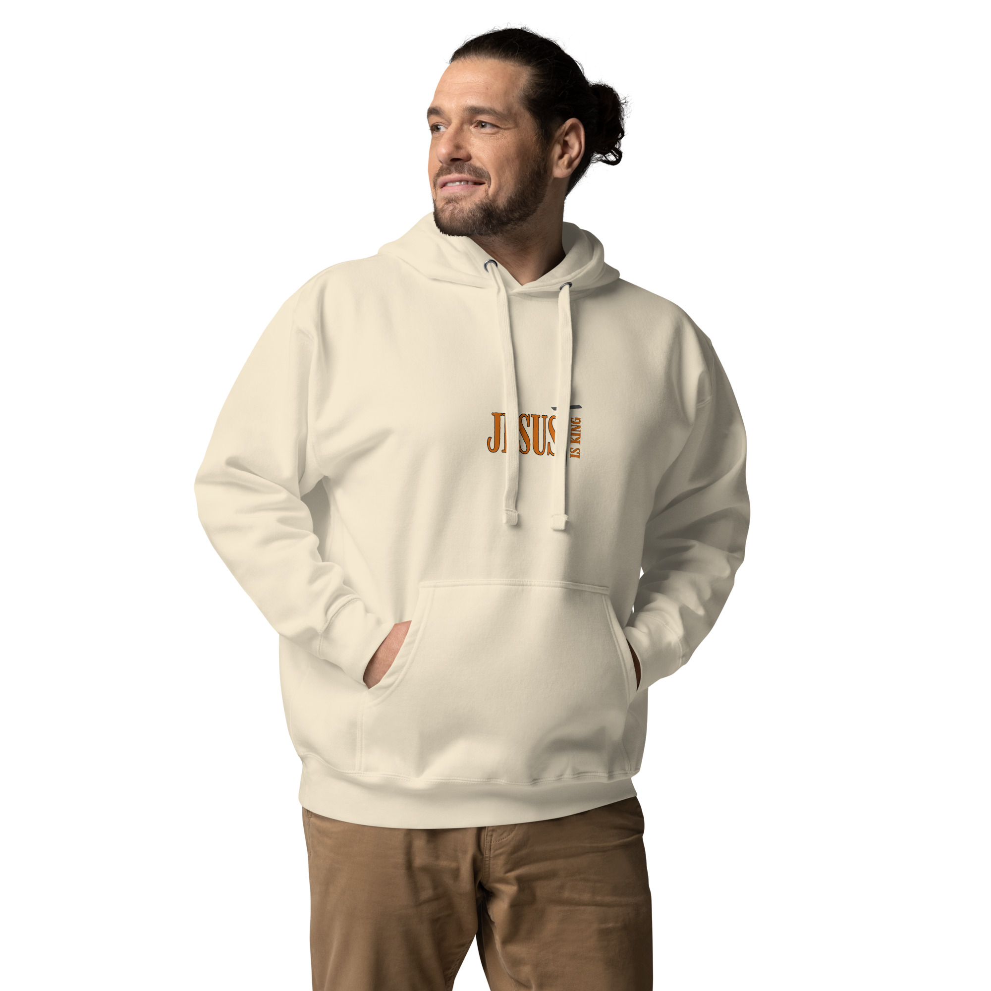 #102-a-Jesus-is-King-Unisex Hoodie – Bild 4