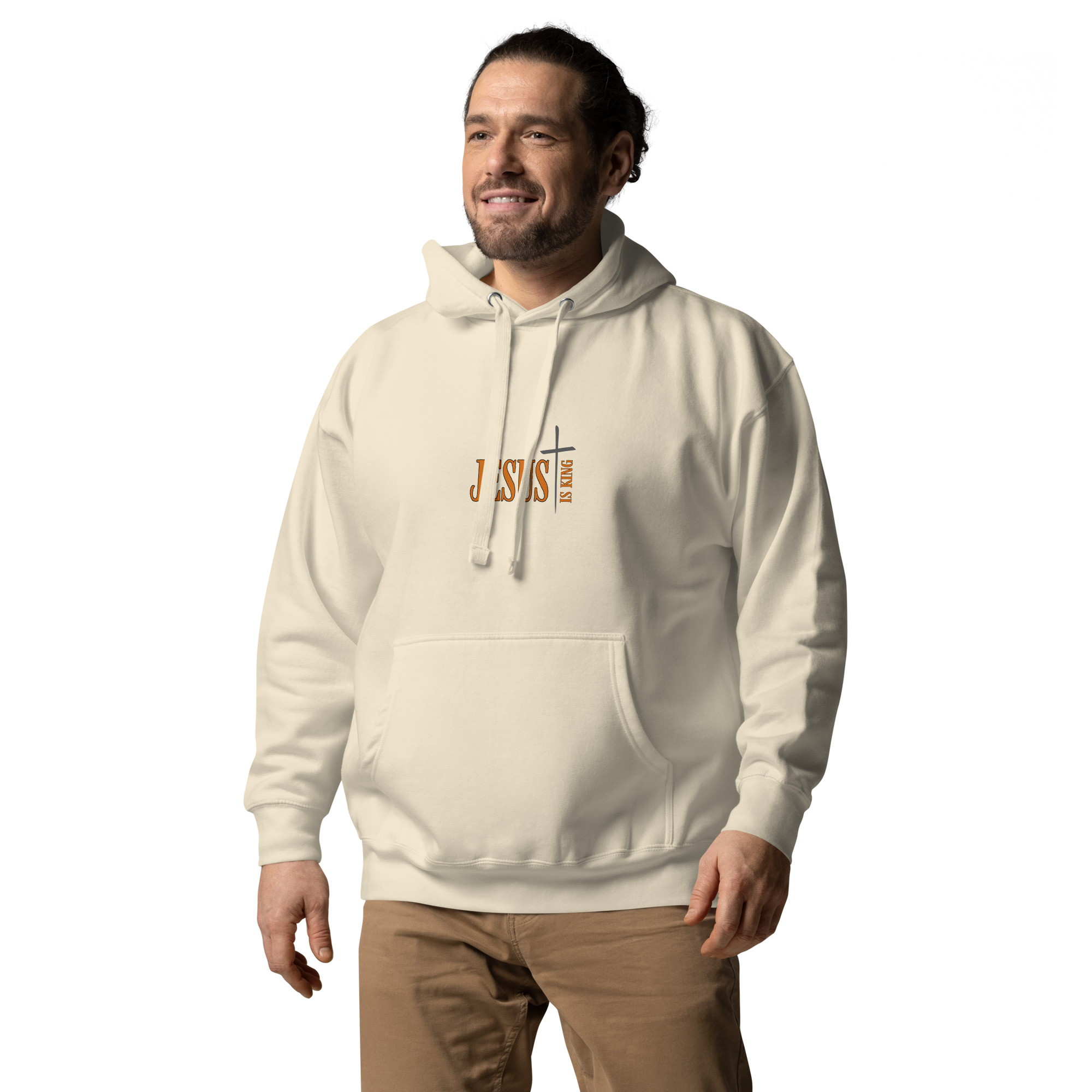 #102-a-Jesus-is-King-Unisex Hoodie – Bild 5