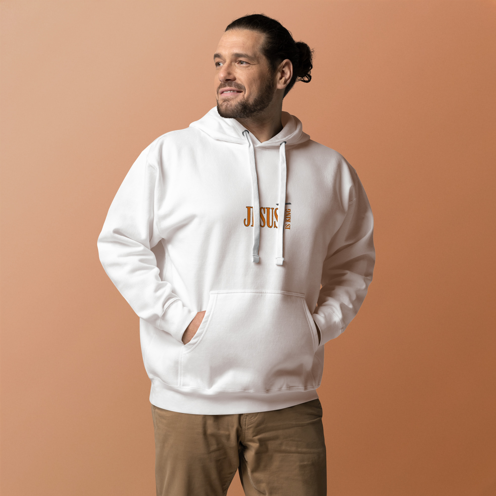 #102-a-Jesus-is-King-Unisex Hoodie – Bild 9
