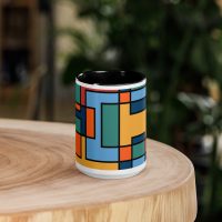 #008-a-Harmony of Shapes-Mug with Color Inside